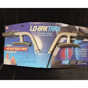 Lo-Bak TRAX Portable Spinal Traction Device FDA Cleared Sciatica HernDisk TV NEW